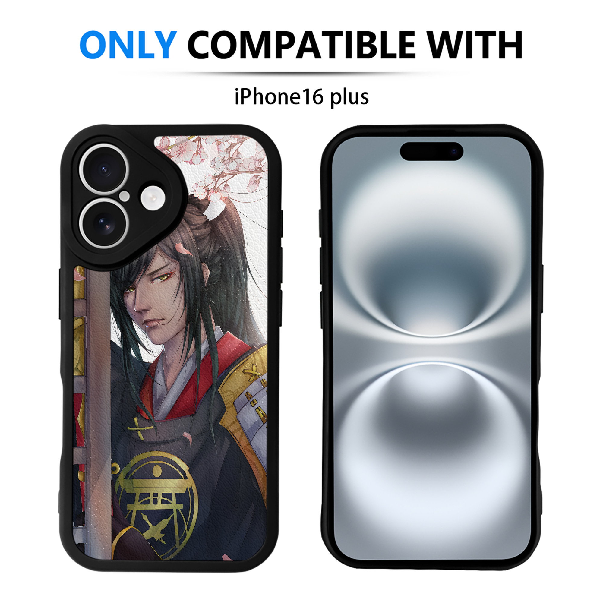 （画像用） 刀剣乱舞 Touken Ranbu 【iPhone 16シリーズ対応】シリコンスマホケース（レザー調） 材質：シリコン
